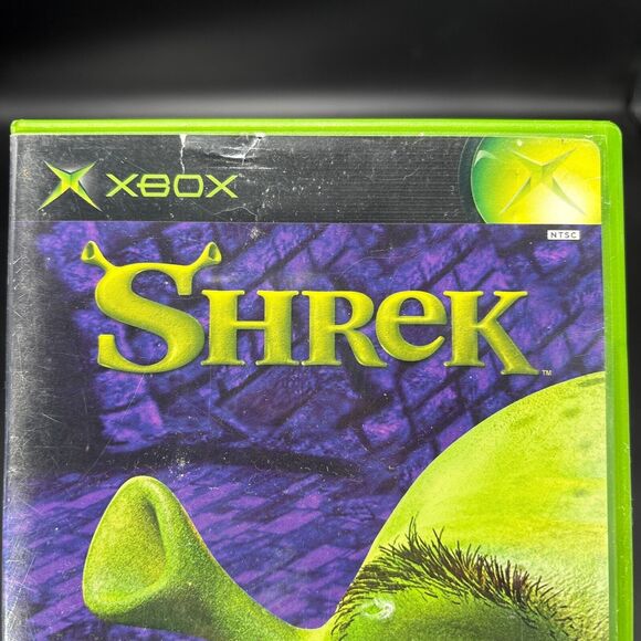 Shrek Microsoft Xbox Complete CIB CASE DAMAGE‎ - Picture 4 of 10